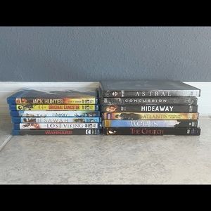 NEW DVD and BluRay set of 12
